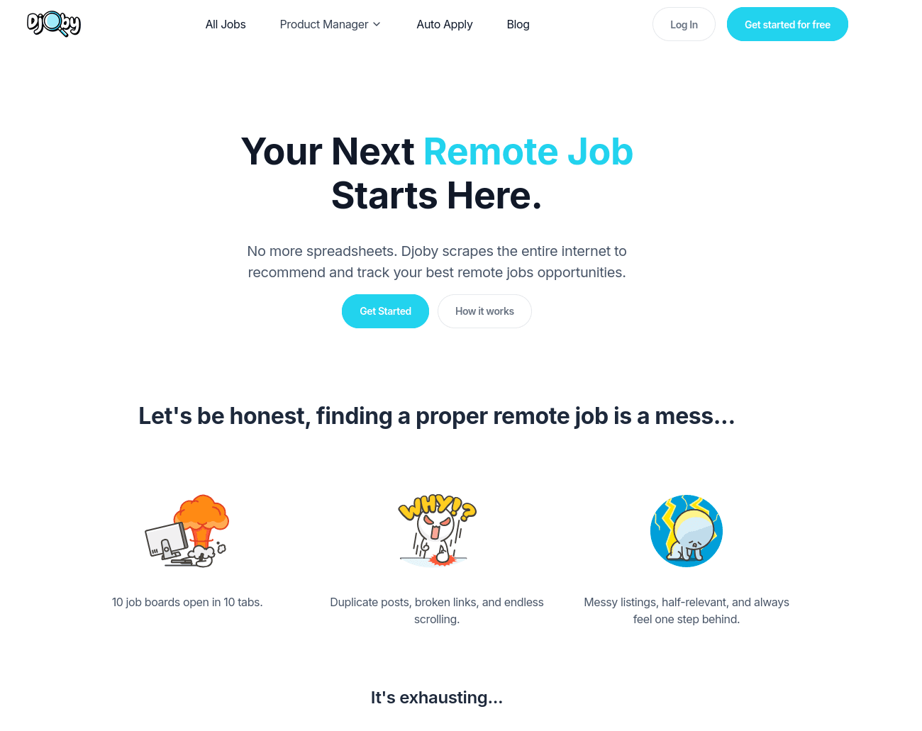 Djoby – Full-Stack Job Platform screenshot 1